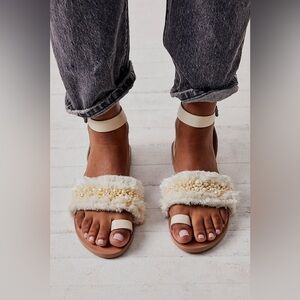 Free People Sun Peaks Embellished Leather Sandal